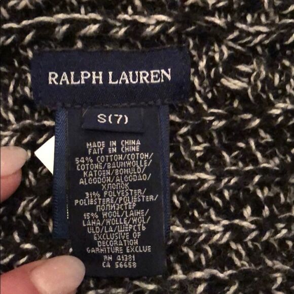 Ralph Lauren cascade open front sweater Small 7 - Picture 5 of 8